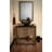 Novatto 15'' Black/Copper Glass Oval Bathroom Sink