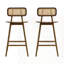Ensemble de 2 tabourets de bar d'intérieur en bois-926869650