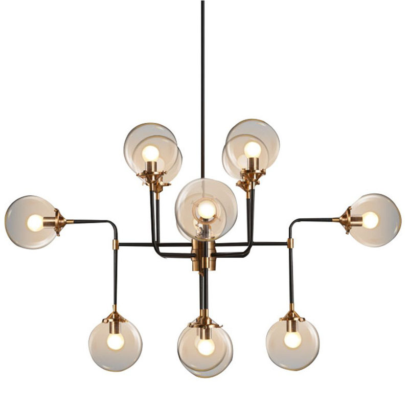 Richert 12 - Light Sputnik Modern Linear Chandelier