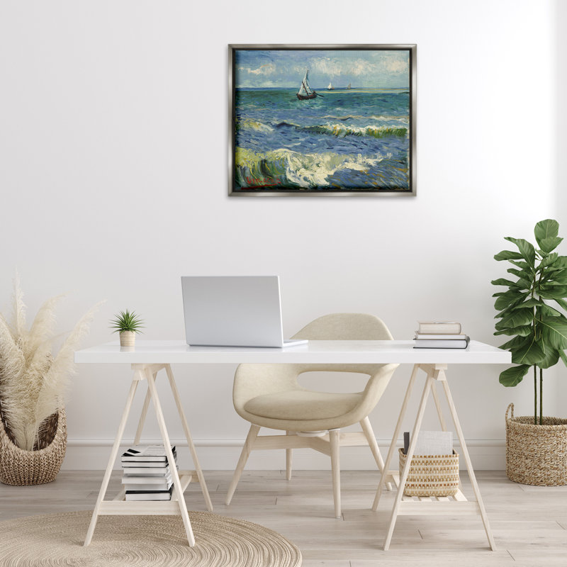 Art mural classique sur toile avec cadre flottant brun classique par one1000paintings, Cadre flottant gris lustré