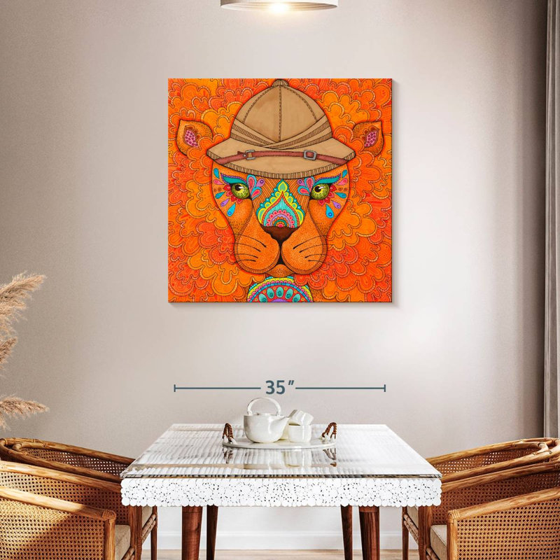 Jungle Safari couleur I, H 36 po x l 36 po
