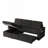 85.8" Sleeper Sofa with Pull Out Bed with Charging Port,Storage Space-420337995