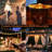 G40 Solar Powered 18Ft Outdoor String Lights