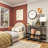 White Metal Abstract Overlapping Lines Home Wall Decor with White Backing,-155559407