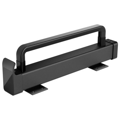Porte-pantalons rétractable avec rail coulissant
