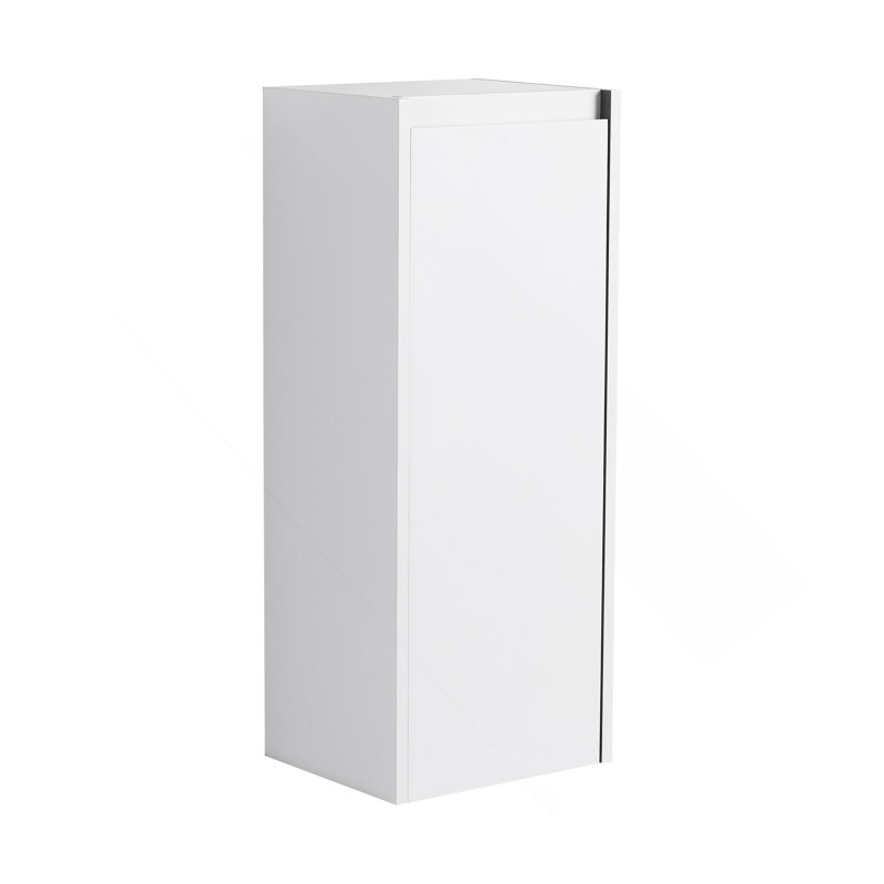 12" Bathroom Side Cabinet,Soft Close Doors,Float Mounting Design