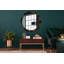 Huldar Glass Flat Wall Mirror