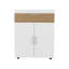 Moab Shoe Rack, Living Room, White/Macadamia