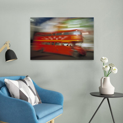 «Double Decker Bus London Abstract City Contemporary Art»