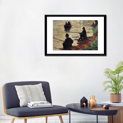 "angleers" par georges seurat, reproduction d’art sur toile