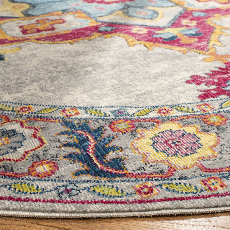 Doucet Performance Oriental Rug, Round 6'7"