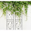 Ensemble de 4 treillis de jardin en métal antirouille pour plantes grimpantes déco papillon-1049224710