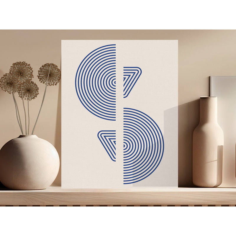 Wrapped Canvas Print Set, Blue, 25.4 cm H x 20.32 cm W