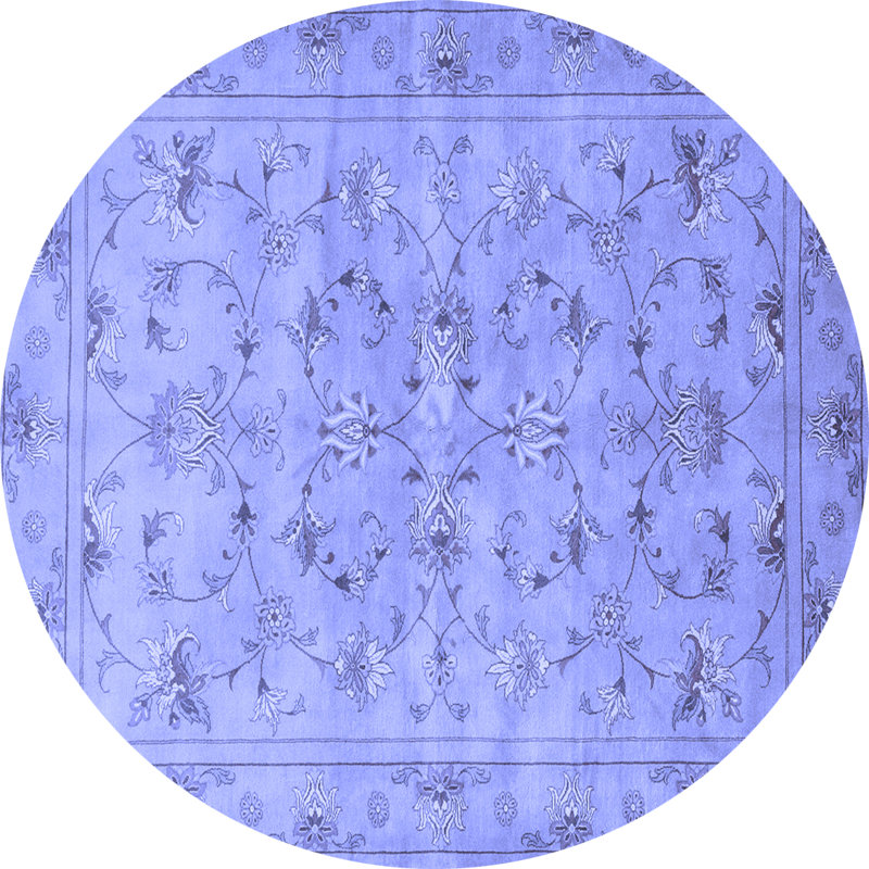 Tapis oriental tissé à la machine Ilhaan, Rond 6 pi