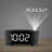 Modern & Contemporary Electric Tabletop Clock in Black with Alarm-1998133146