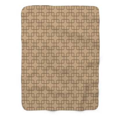 Coral Blush - couverture sherpa de qualité supérieure 1 pièce