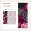 Papier peint mauve à motif floral rétro
