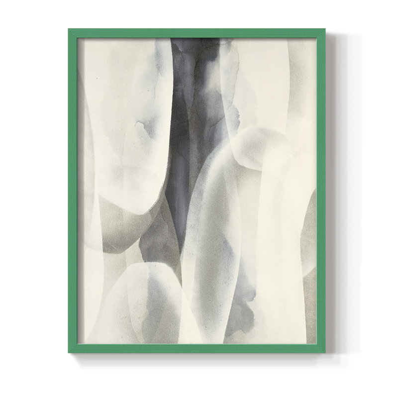 Night Drive Framed Print - Solid Wood, 30" H x 24" W, Green