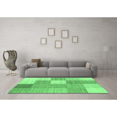 Washable Checkered Indoor Rug