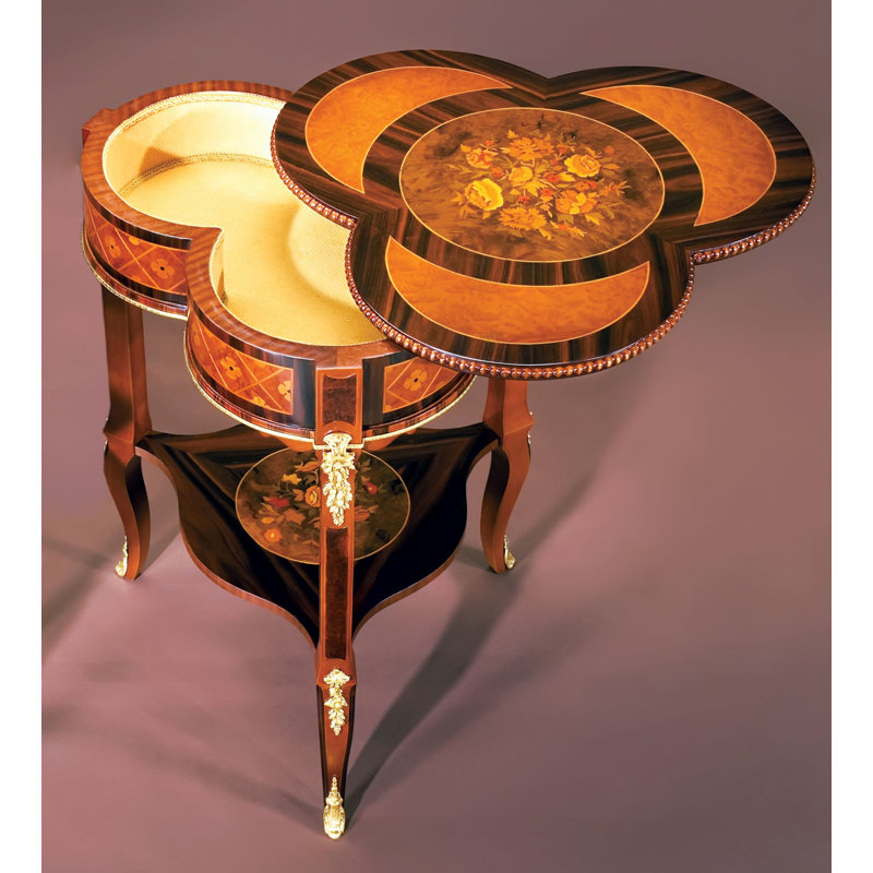 Table de bout incrustée