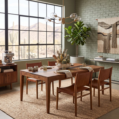 Sierra Dining Table - Rustic Brown