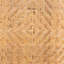 Chaise d'appoint en rotin brun naturel Pineapple