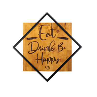 Wall Decor on Solid Wood