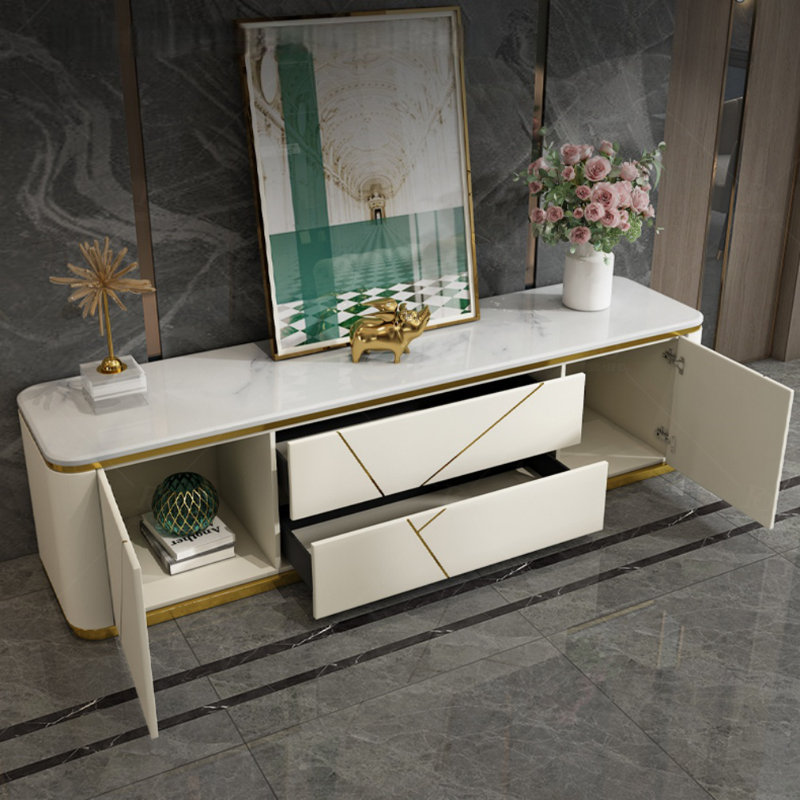 Modern Minimalist Creative TV Cabinet, 20.47"H x 86.61"L x 17.72"W