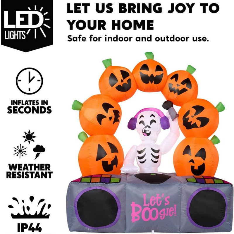 The Holiday Aisle® 6 FT Halloween Inflatable Outdoor Decoration,with ...