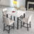 Orgesa 5 Piece Dining Set, Dining Table Set, Kitchen Table Set, Kitchen Table And Chairs