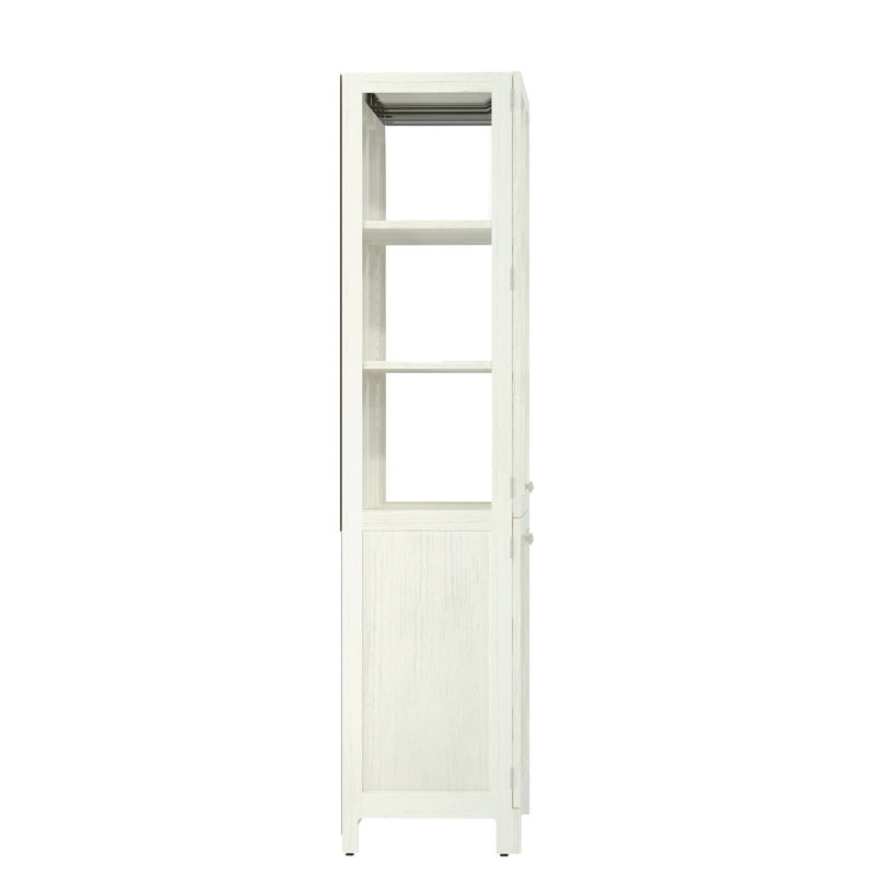 Laurie II Curio Cabinet, Aged White