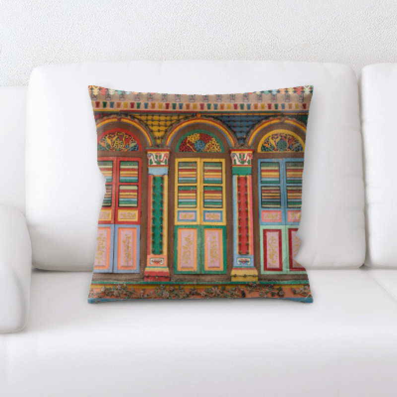 Microsuede Throw Pillow