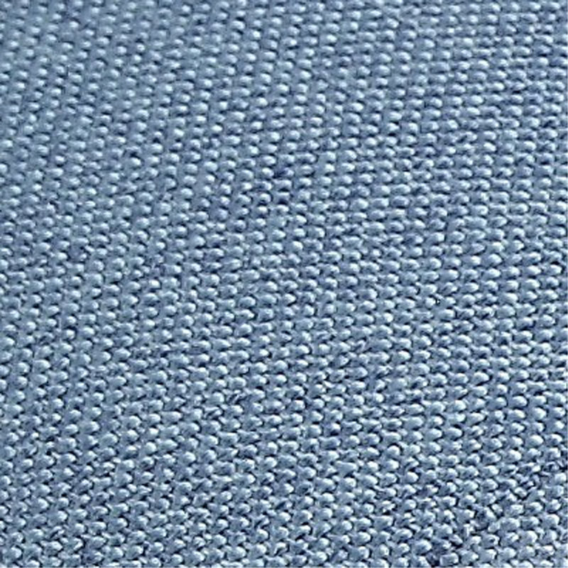 Banc en tissu et finition chêne Charla, Bleu pâle