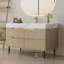 Modern Bathroom Vanity with Sintered Stone Top and Undermount Sink