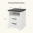 Farmhouse Nightstand with Charging Station and Large Drawers-118661006-128757809