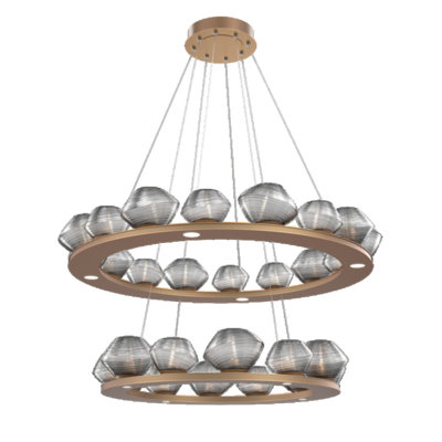 Mesa 28 - Light Dimmable LED Wagon Wheel Chandelier