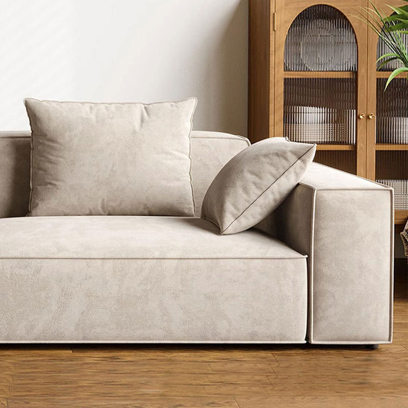 Canapé modulaire 86,61 po 100% polyester, Beige