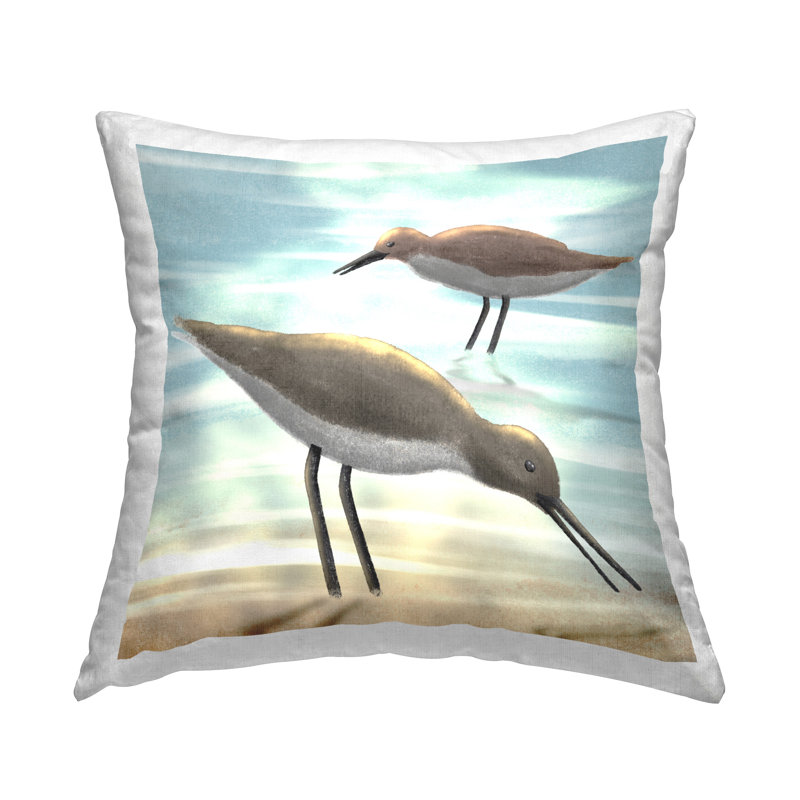 Coussin décoratif à deux côtes de plage, imprimé par Marcus Prime
