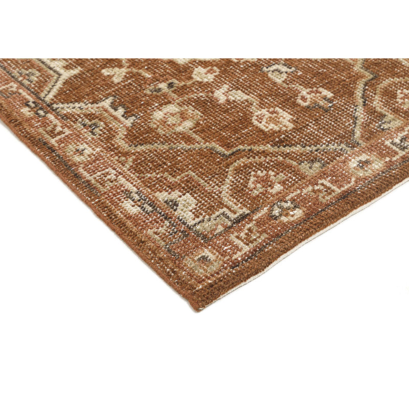 Bungalow Rose Hand Knotted Wool Olivia Rug, Rectangle 5' x 8'