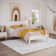Anitia Mid Century Modern Low Profile Platform Bed Frame