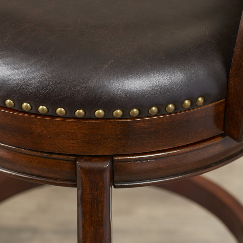 Tabouret de bar pivotant 29 po Brockway, Brun, Espresso