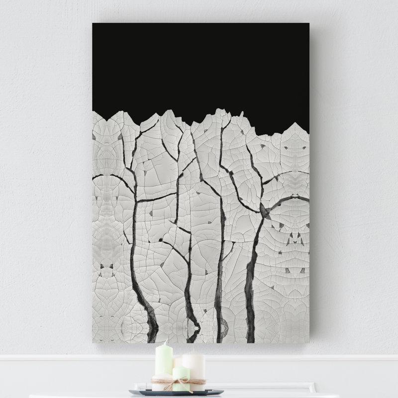 «E Crackled Arbor I», reproduction sur toile, H 40 po x l 30 po x P 1 po, Toile tendue