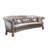 Vintage Carved Solid Wood Ivory Sofa