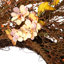Couronne artificielle brune 32 po