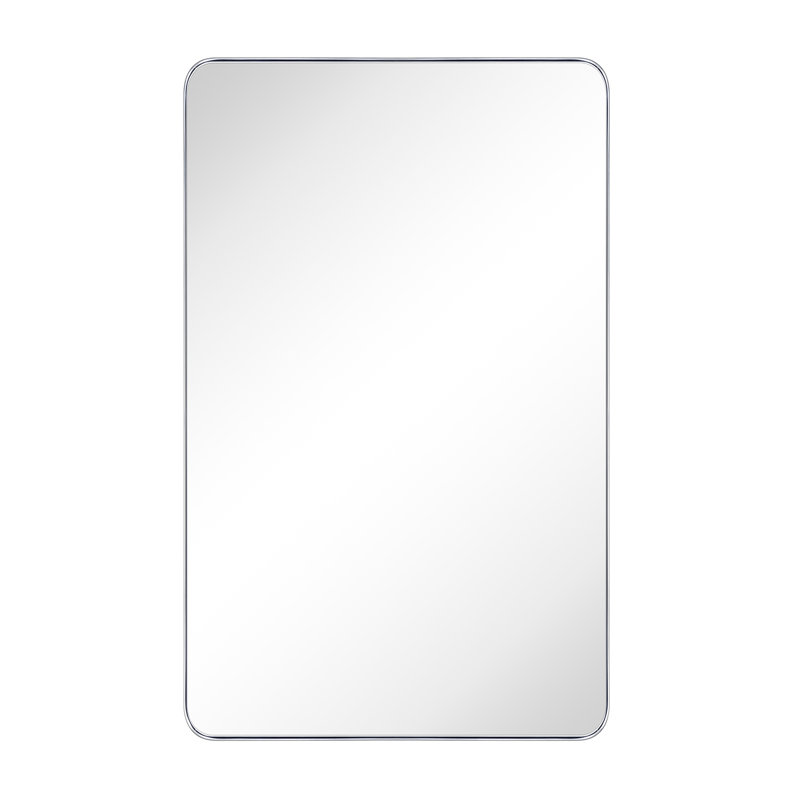Miroir de salle de bain Kengston, Chrome chrome, 48 po x 30 po