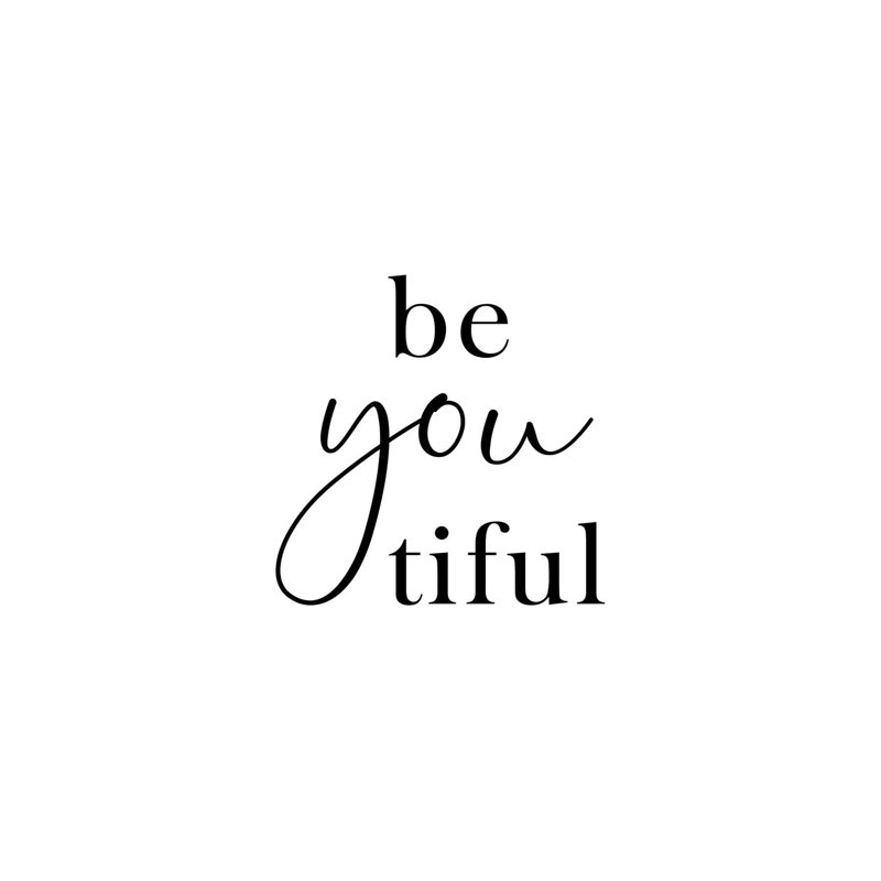 «Beyoutorable», reproduction d'art textuel, Pas de tapis, H 48 po x l 32 po x P 1,5 po, Toile tendue