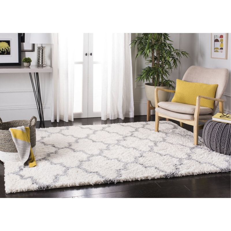 Mackinnon Shag 800 Performance Geometric Rug, Rectangle 5'3" x 7'6"