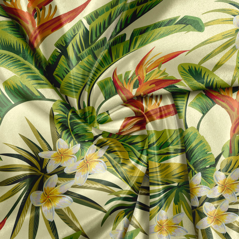 Polyester Semi Sheer Curtain/Drape Pair
