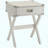 Modern White Accent Table With Storage Drawer – Space-saving End Table For Living Room, Bedroom, Or Small Apartments