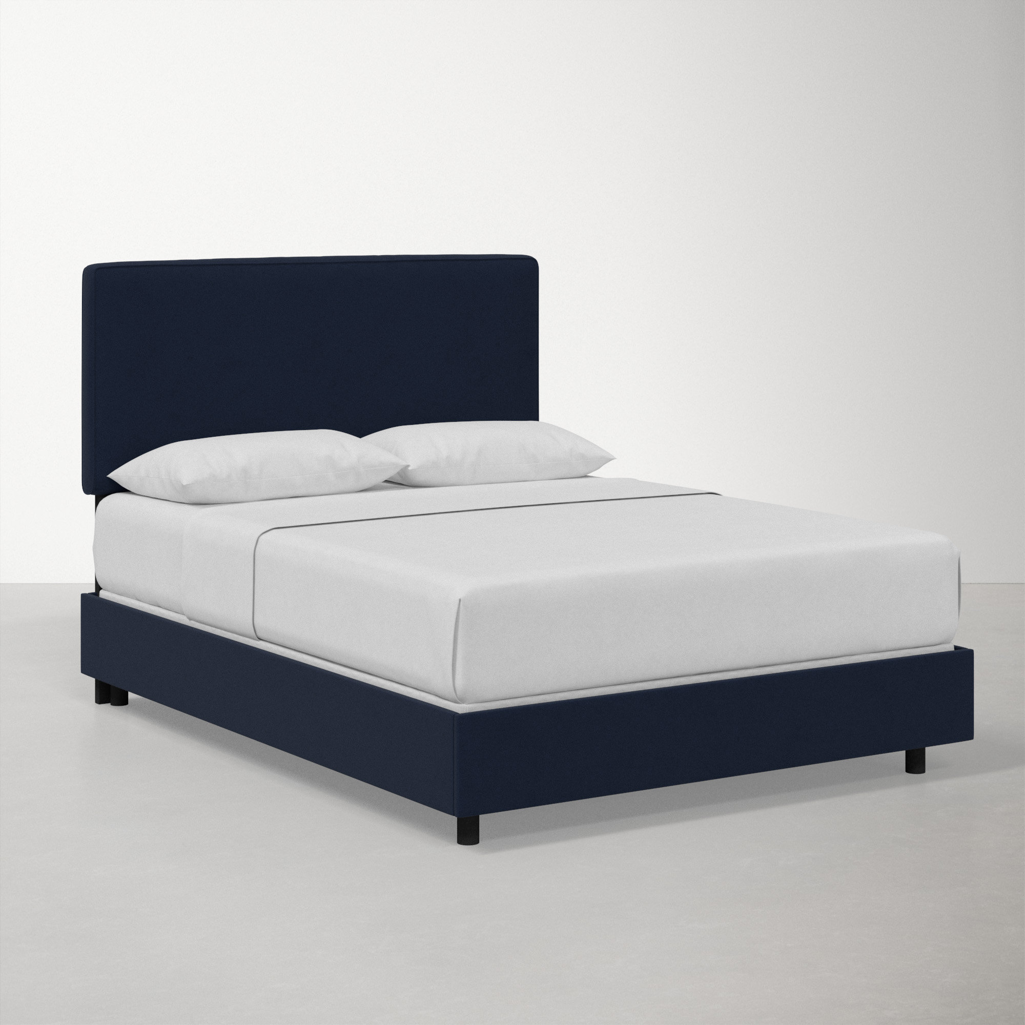 Marquise Upholstered Bed, Classic Ink Performance Velvet, California King